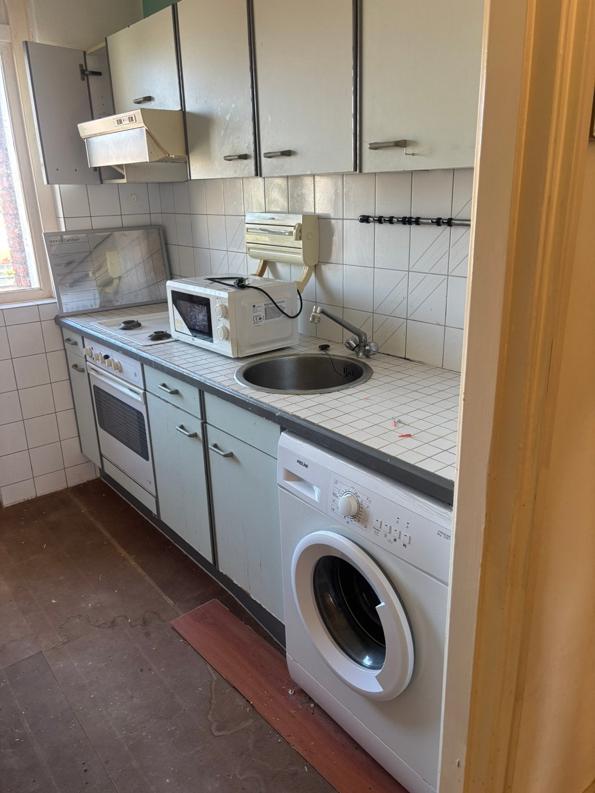 Complete keuken inclusief apparatuur (ophalen in Voorburg), Huis en Inrichting, Keuken | Complete keukens, Ophalen, Gebruikt, Wit