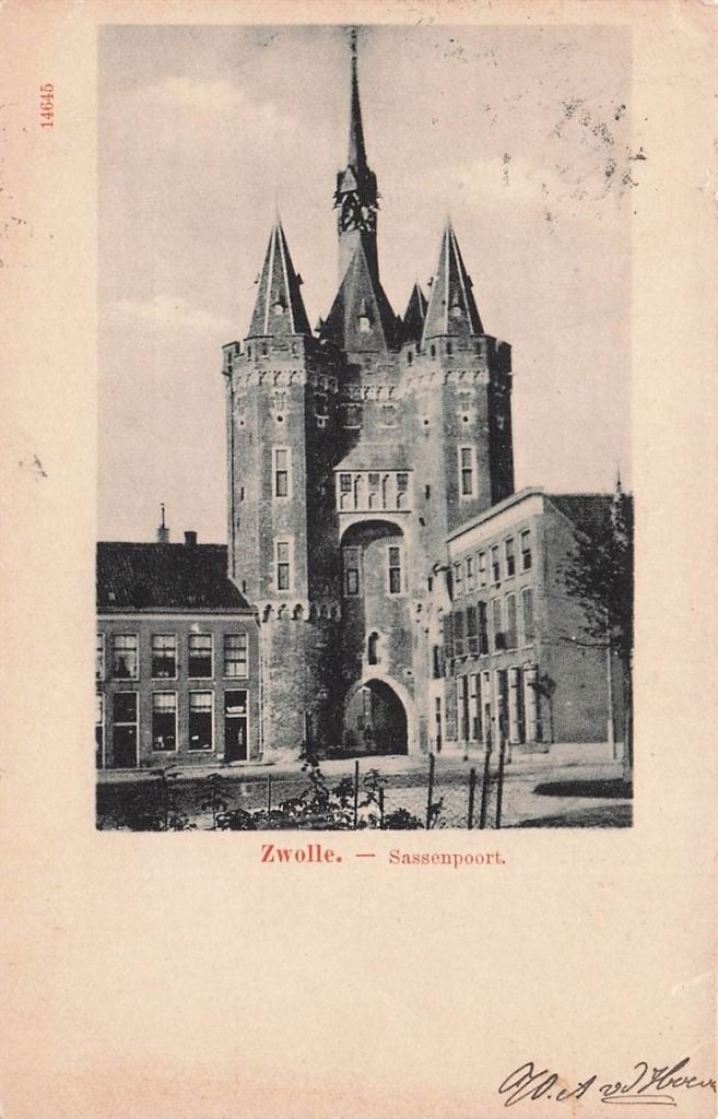 702-152-023 Zwolle Sassenpoort, Ophalen of Verzenden, Voor 1920, Overijssel