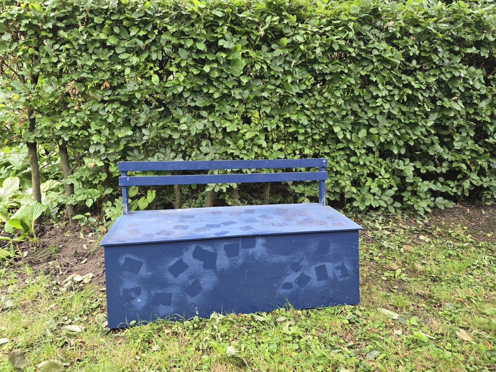 Gratis houten speelgoedbankje / kist met opbergruimte, Ophalen, Gebruikt, Jongen of Meisje