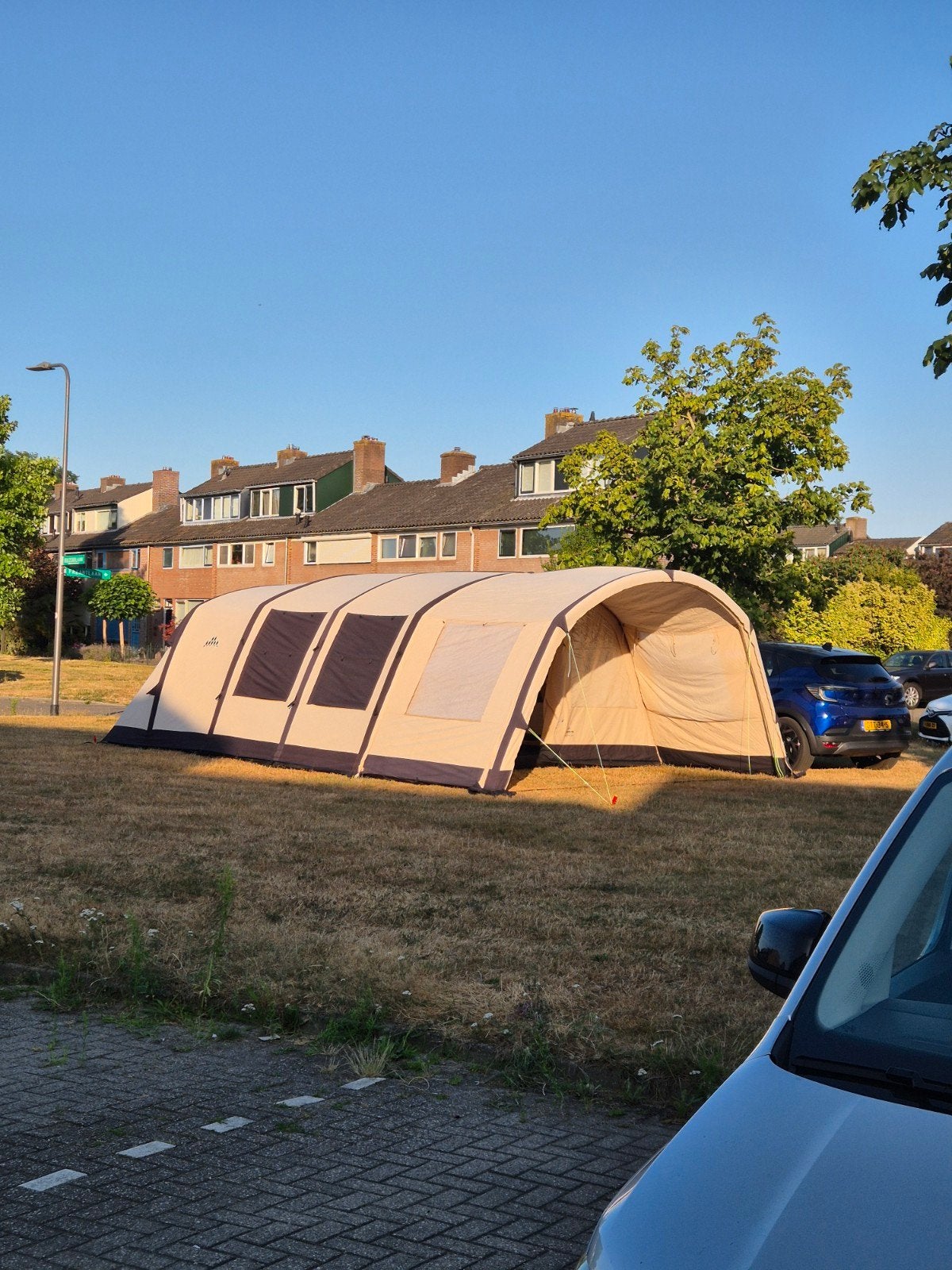 Obelink Miami easy Air 6 opblaasbare tunneltent., Caravans en Kamperen, Ophalen, Tot en met 6
