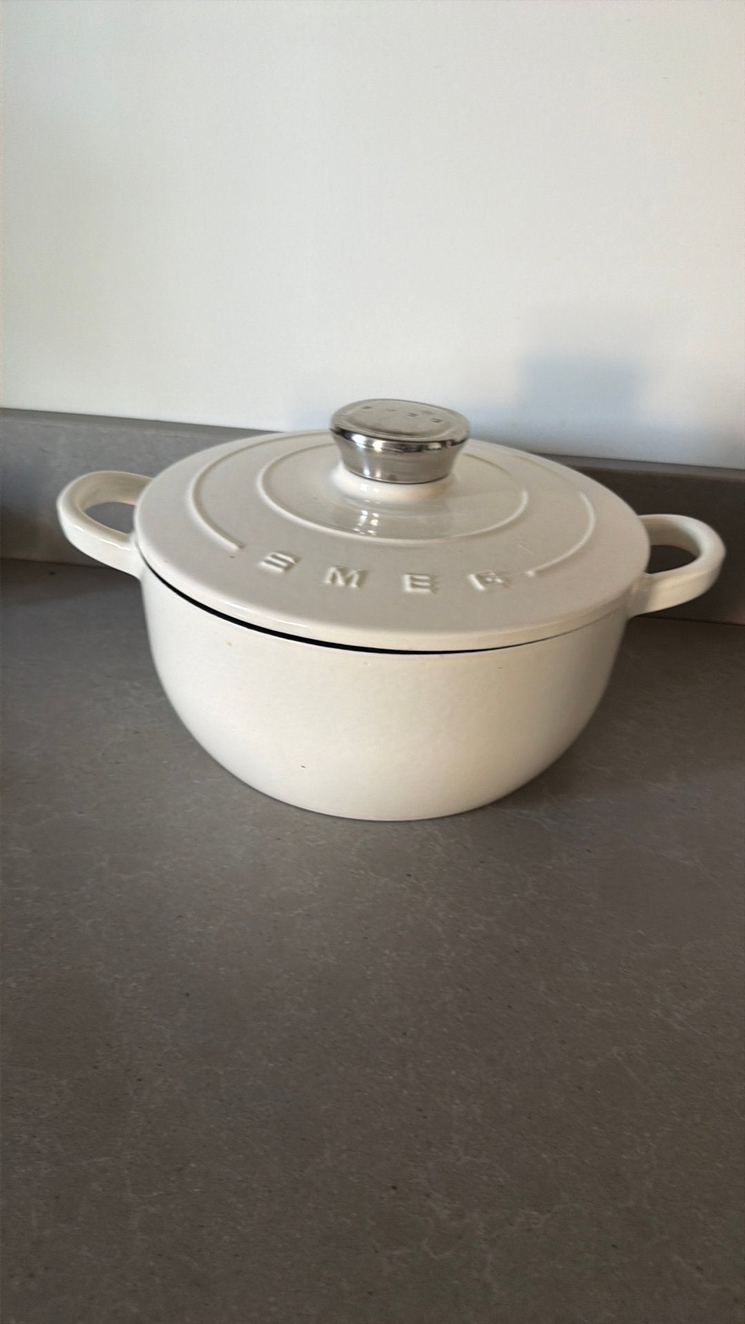 Smeg braadpan, Ophalen, Zo goed als nieuw, Gietijzer