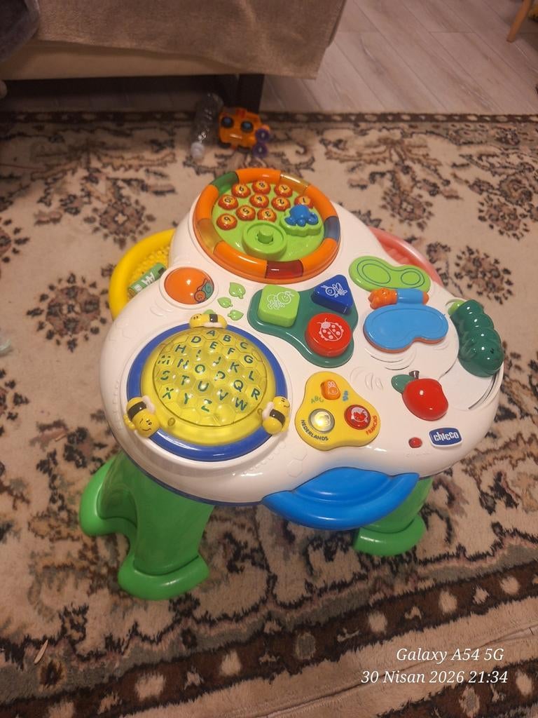 Chicco Speeltafel met Licht en Geluid, Ophalen of Verzenden, Gebruikt, Overige typen, Met licht