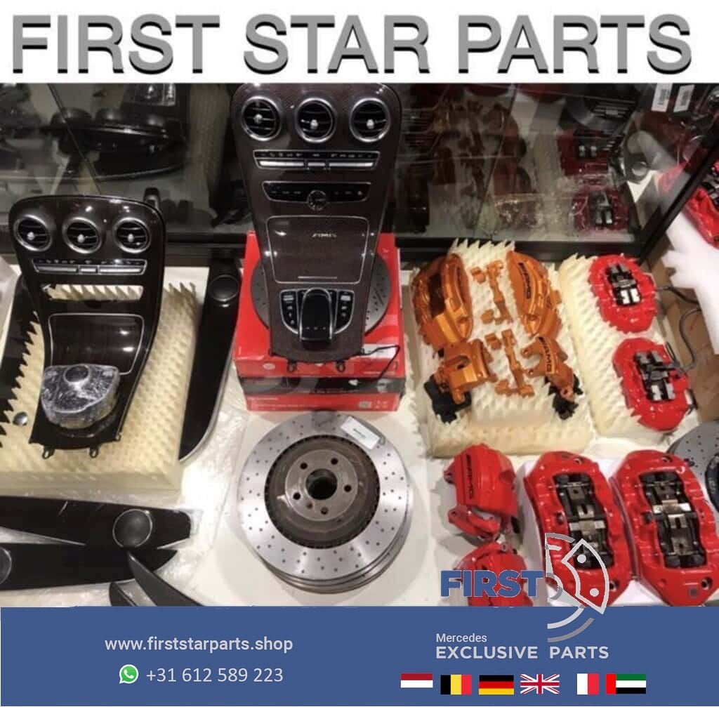 W204 C63 AMG veerpoot compleet Mercedes C Klasse schokbreker, Gebruikt, -, Ophalen of Verzenden, -