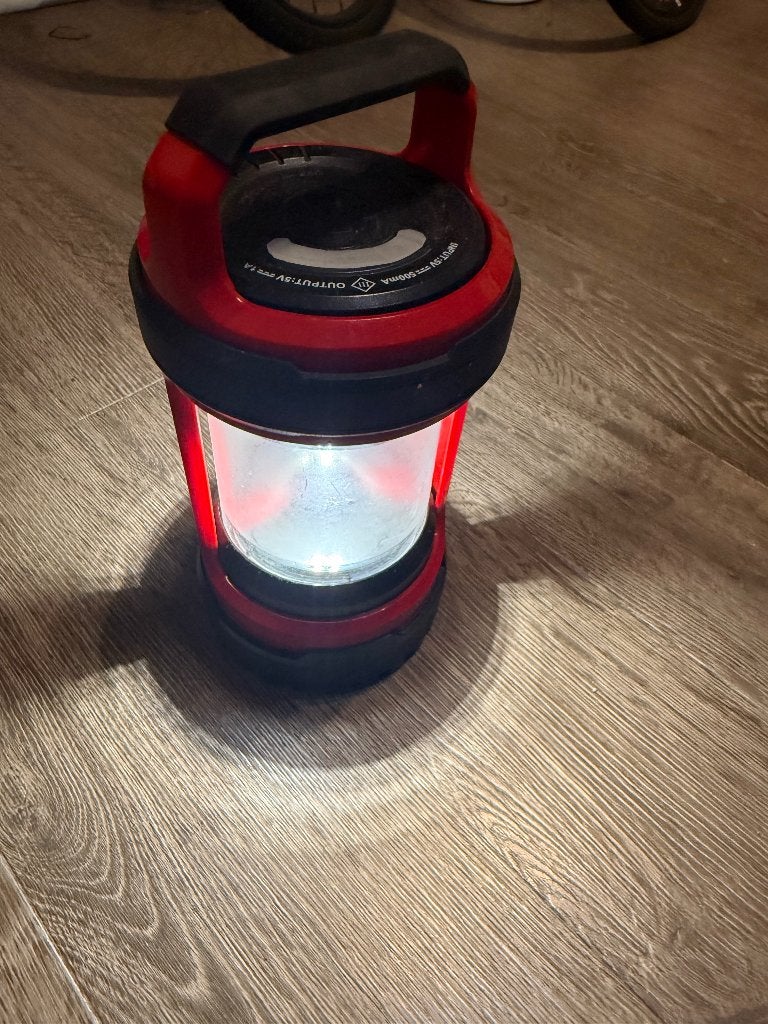 Coleman Conquer Spin 550L Rechargeable LED Lantern, Ophalen of Verzenden, Zo goed als nieuw, Batterij