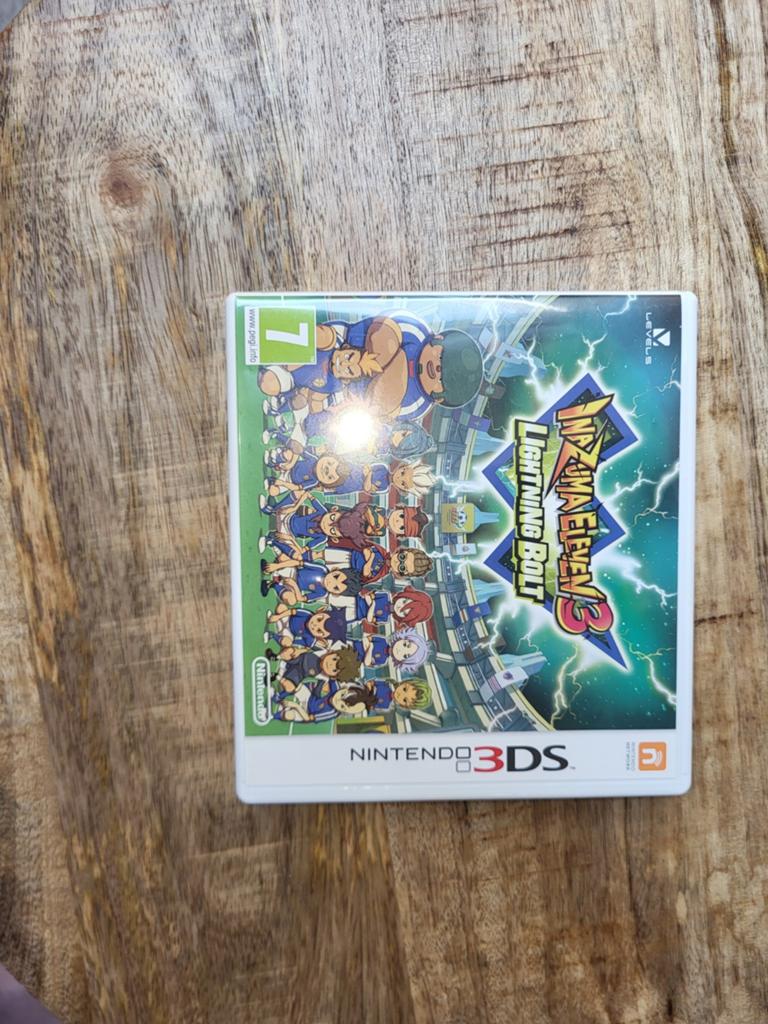 Inazuma Eleven 3 Lightning Bolt (Nintendo 2DS/3DS), Gebruikt, 1 speler, Ophalen of Verzenden, Sport