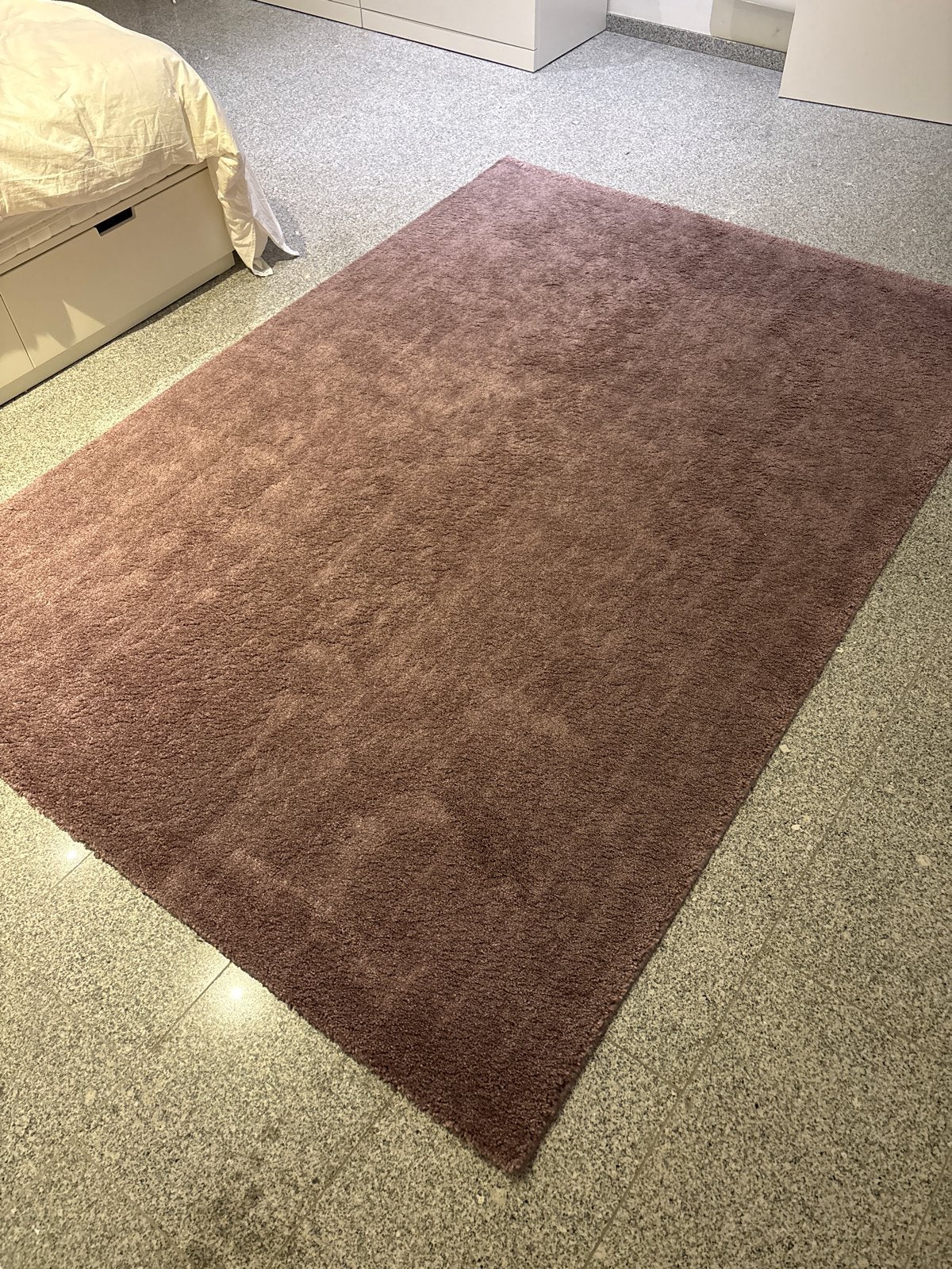 Oud roze vloerkleed, Ophalen, Paars, 150 tot 200 cm, 200 cm of meer