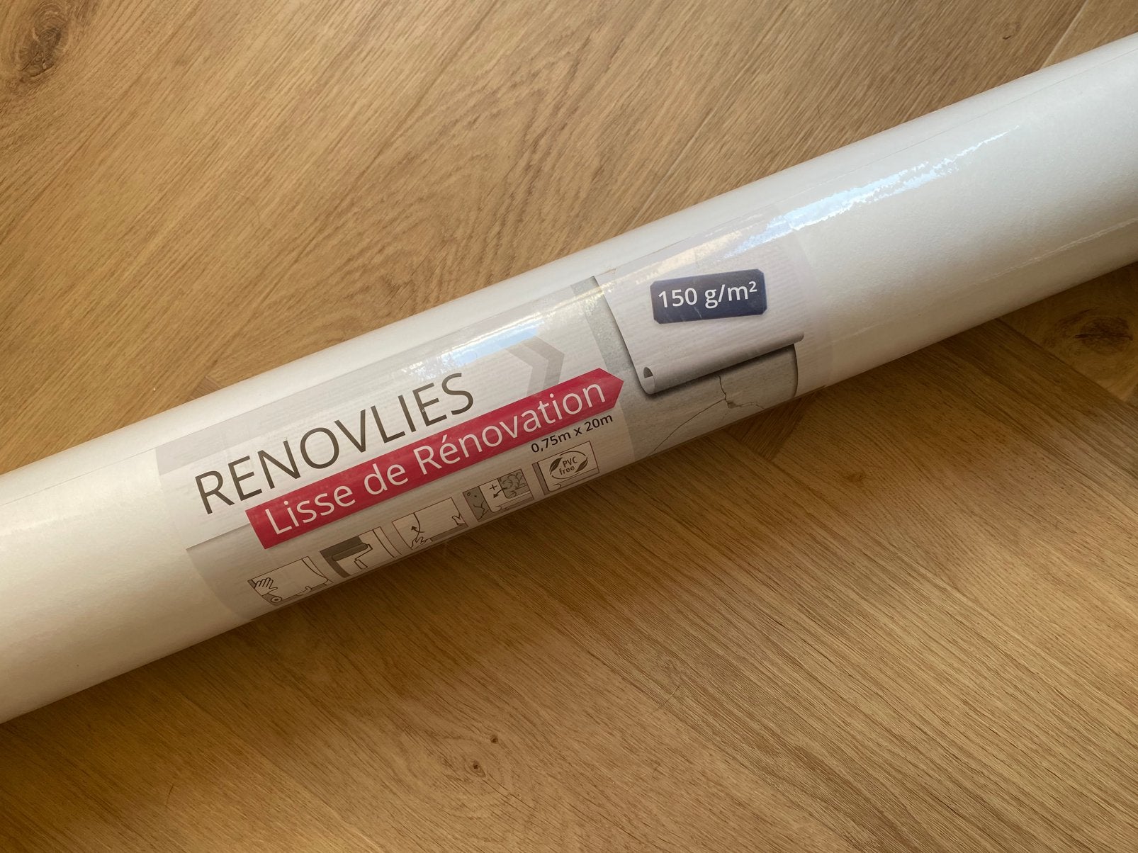2 nieuwe rollen vliesbehang, renovlies, glasvezel, Huis en Inrichting, Ophalen of Verzenden