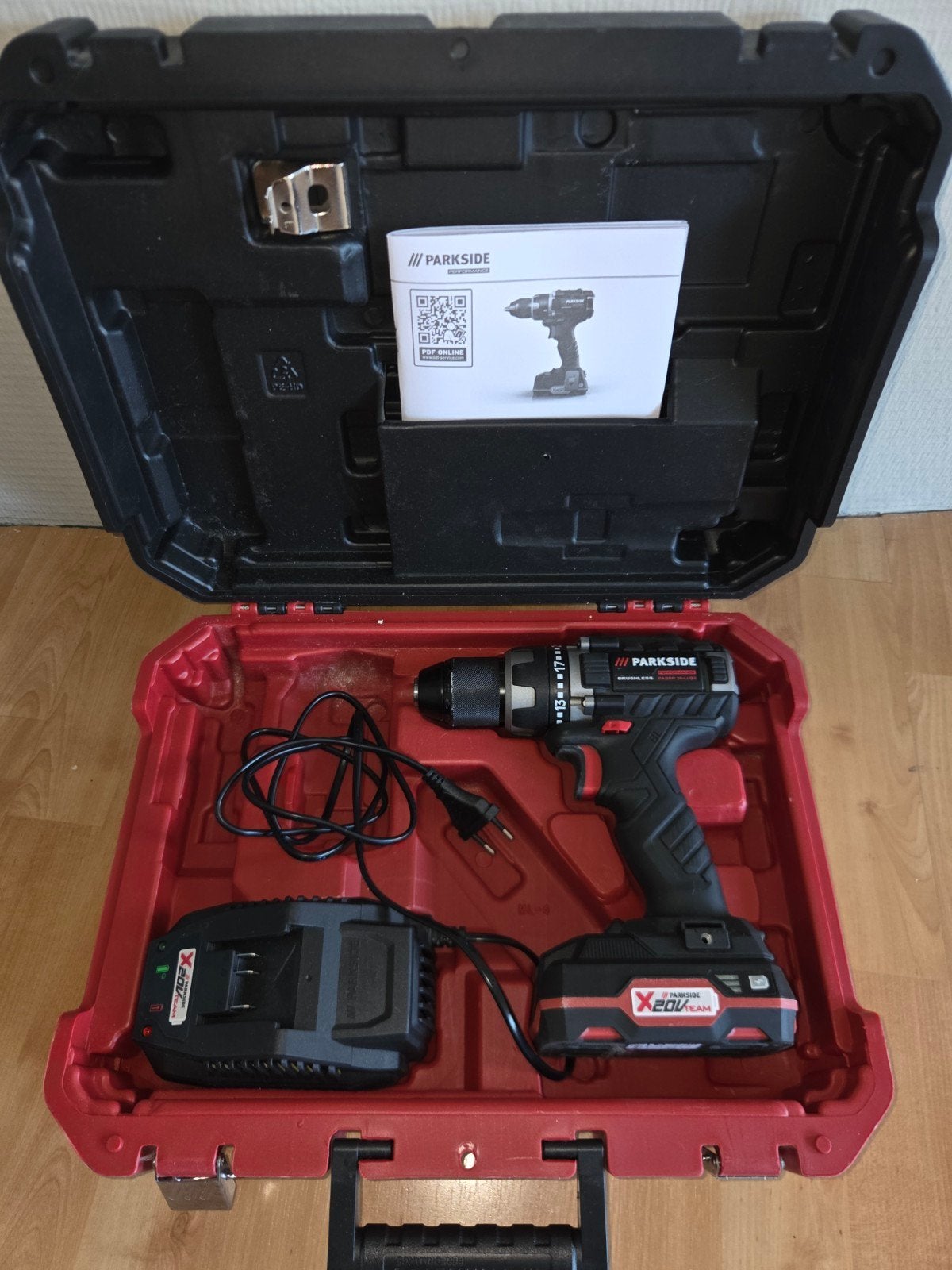 Parkside accuboormachine. 20V, Doe-het-zelf en Verbouw, Ophalen of Verzenden