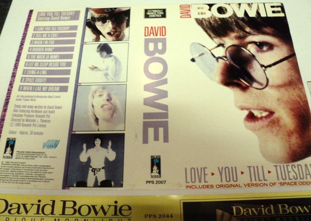 David Bowie PROMO Video Insert sheets - nooit gebruikt !, Verzenden, NvT, Diverse, NvT