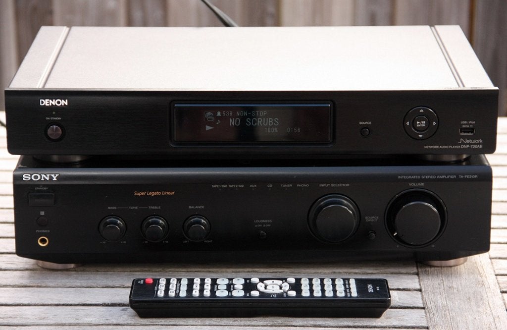 Denon DNP-720AE Netwerk Audio Tuner met Sony versterker, Ophalen, Gebruikt