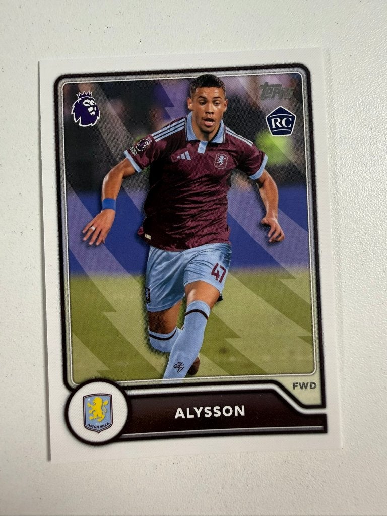45 Alysson RC Topps Premier League 2026-27, Ophalen of Verzenden, Nieuw, Buitenlandse clubs, Poster, Plaatje of Sticker