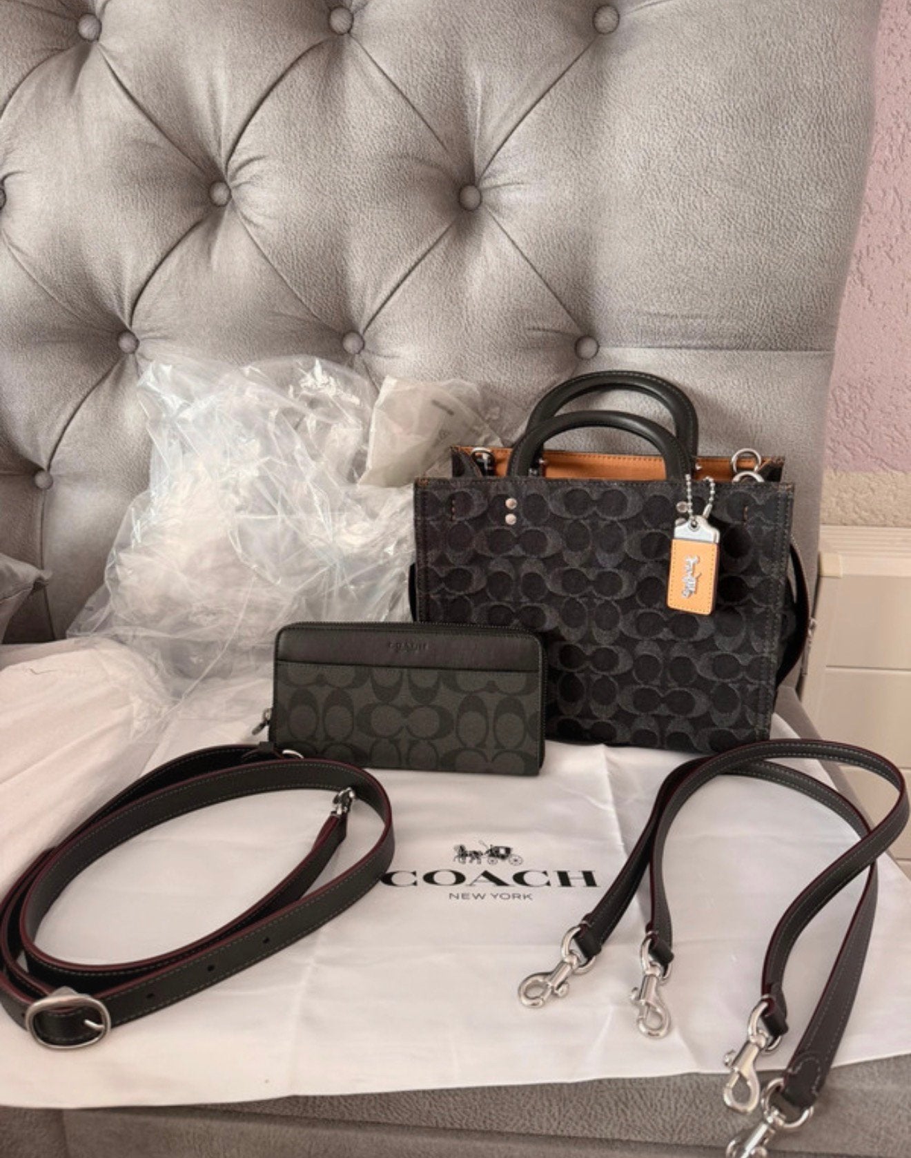 Coach tas en portemonnee, Ophalen of Verzenden, Nieuw, Zwart, Handtas