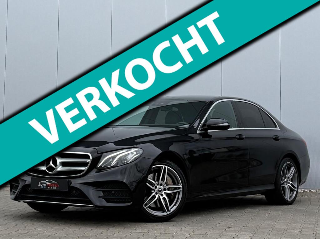 Mercedes-Benz E-klasse 350 e Business Solution AMG WideScree, Auto's, Automaat, Achterwielaandrijving, Gebruikt, Zwart