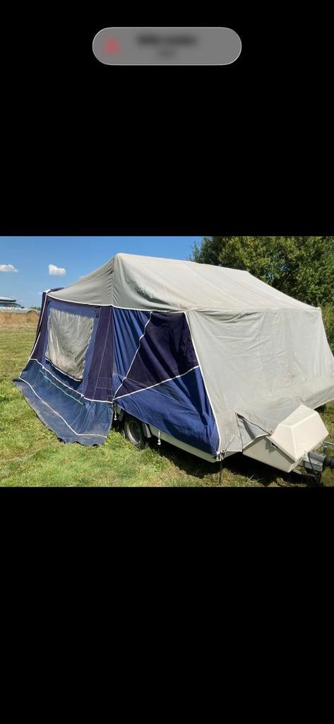 Camp-Let Royal vouwwagen - in goede staat, Caravans en Kamperen, Ophalen, Blauw, Aanwezig, Camp-Let