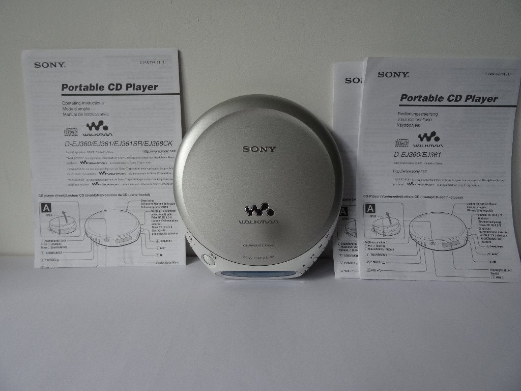 Sony D-EJ361 CD-speler – Perfecte staat - Prachtig geluid, Ophalen of Verzenden, Discman