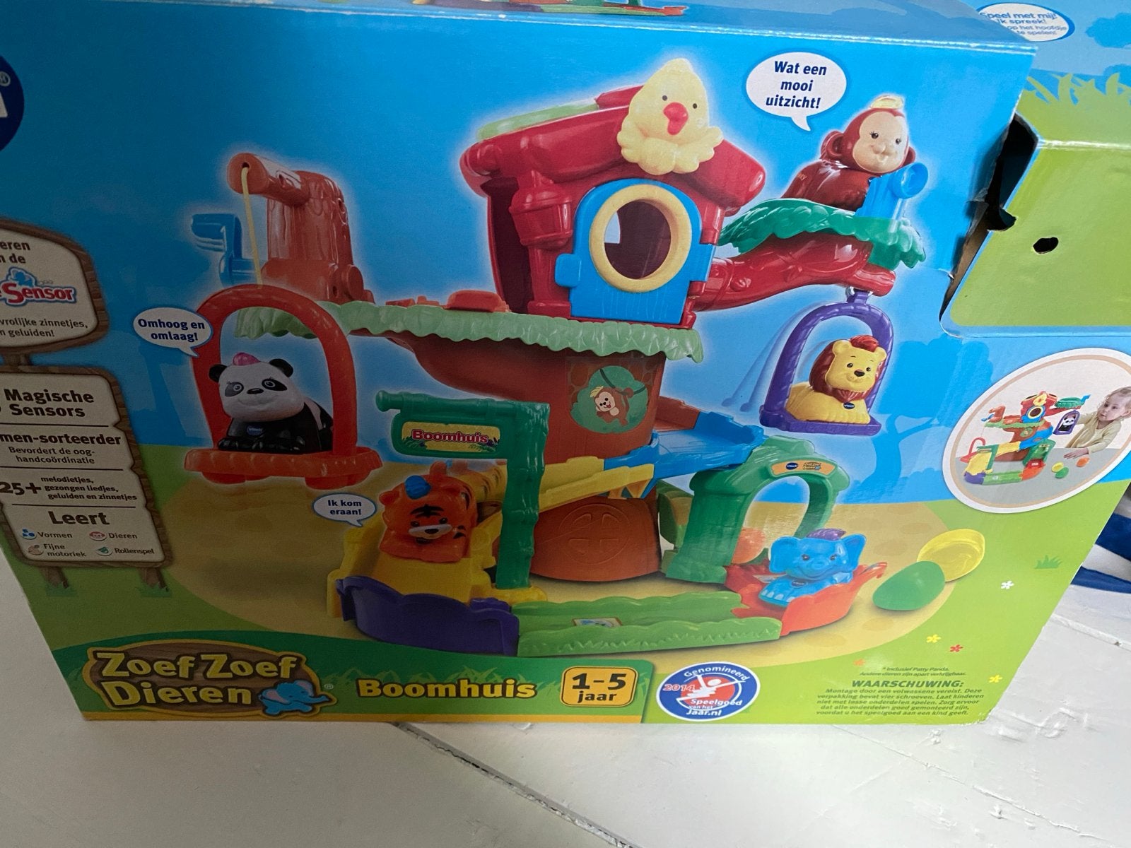 VTech Zoef Zoef Dieren Boomhuis met 4 dieren, Ophalen, Gebruikt, Overige typen, Met geluid