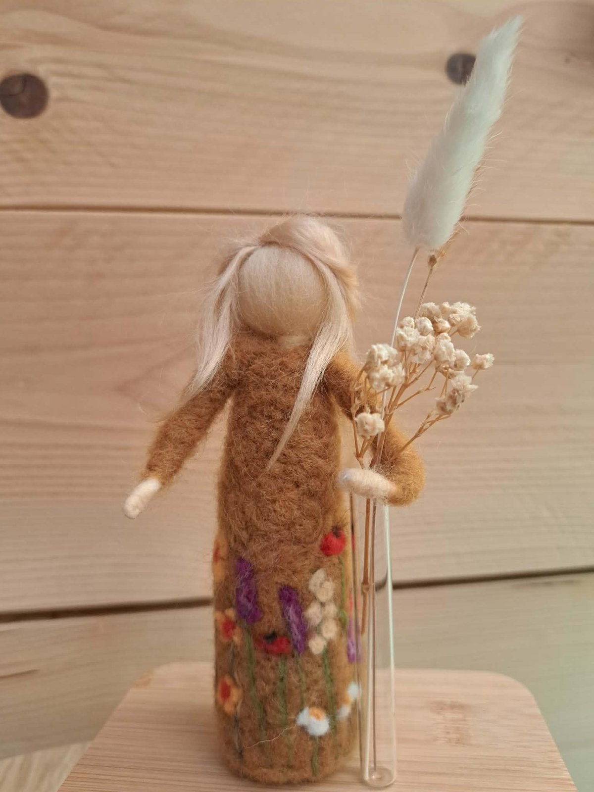 Seiznstafel jaarring moeder aarde wol naaldvilt div kleuren, Ophalen of Verzenden, Nieuw, Figuurtje(s)