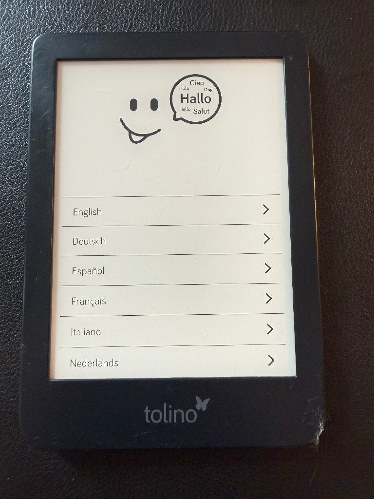 E-Reader TOLINO Shine 4 T203 16GB, Gebruikt, 6 inch of minder, Ophalen of Verzenden, 16 GB of meer