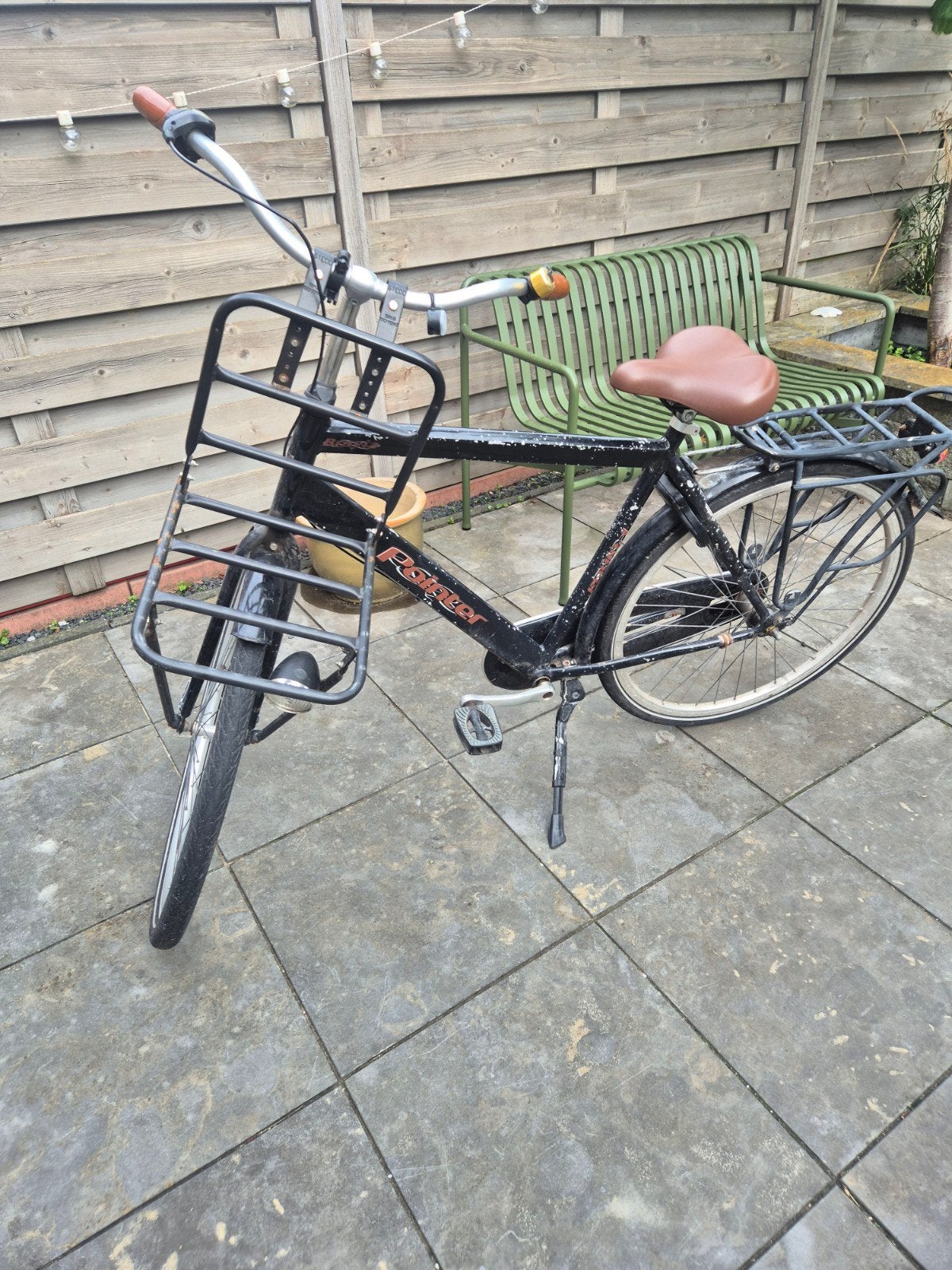 Pointer herenfiets (stationsfiets), Terugtraprem, Gebruikt, Versnellingen, 57 tot 61 cm