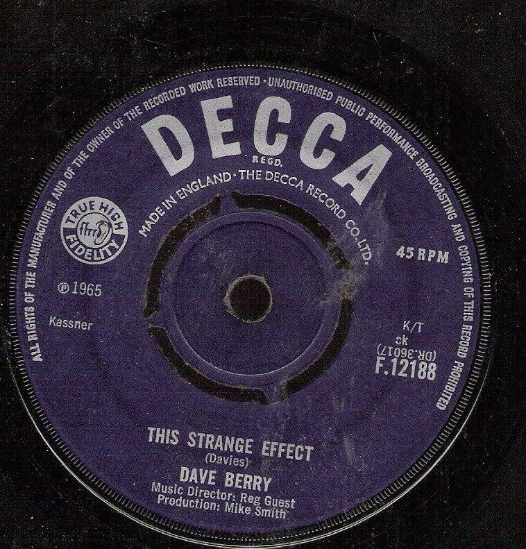 Dave Berry -This Strange Effect _ Now -1965 -ook VERZENDEN, Ophalen, Gebruikt, Pop