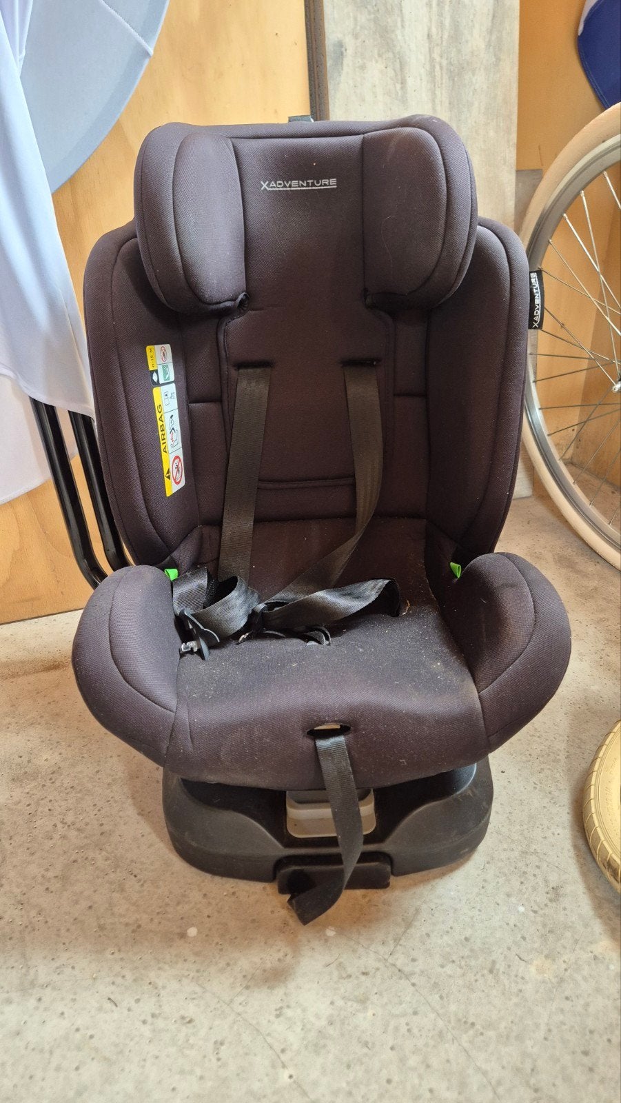 X-Adventure draaibare autostoel 0-36 kg met Isofix, Ophalen, Gebruikt, Verstelbare rugleuning, Isofix