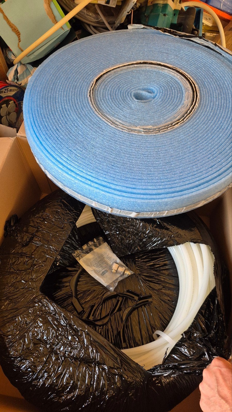 Henco Vloerverwarming set 16/26m² (zonder verdeler), Ophalen, Minder dan 30 cm, Overige typen, Nieuw