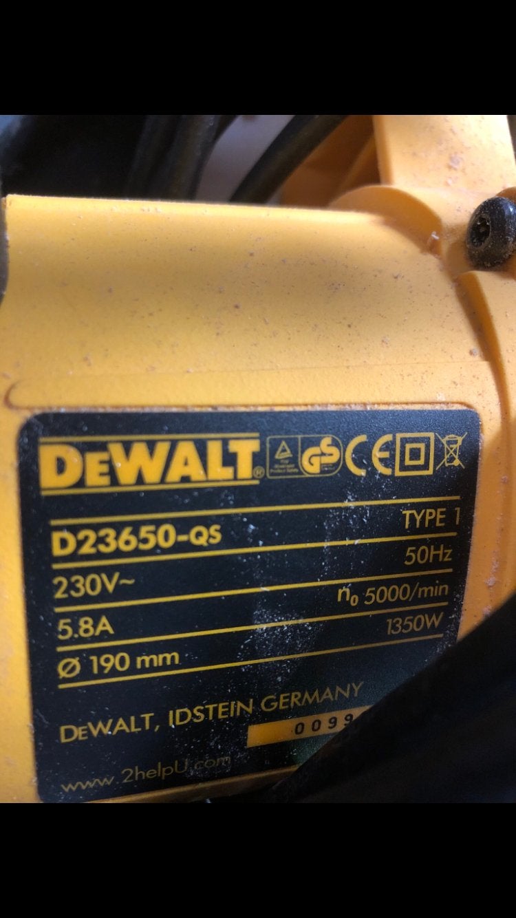 Foto 3 van DeWalt D23650-QS Cirkelzaag - Krachtig en Betrouwbaar