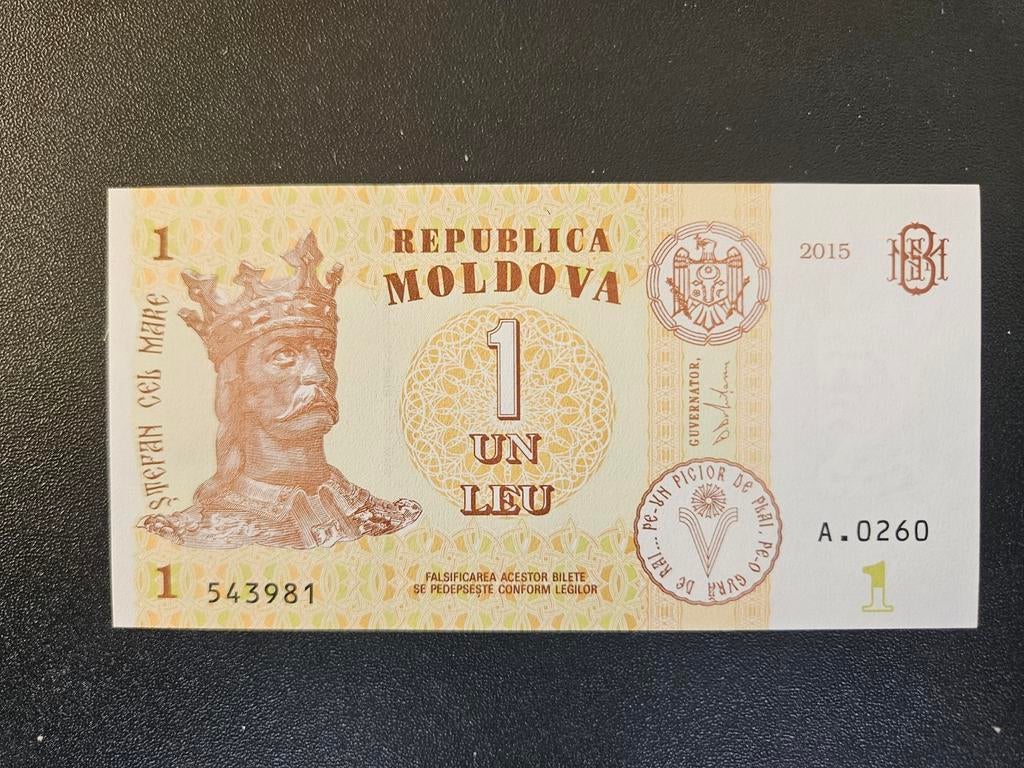 Moldavië pick 21a 2015 UNC, Postzegels en Munten, Bankbiljetten | Europa | Niet-Eurobiljetten, Ophalen of Verzenden, Overige landen