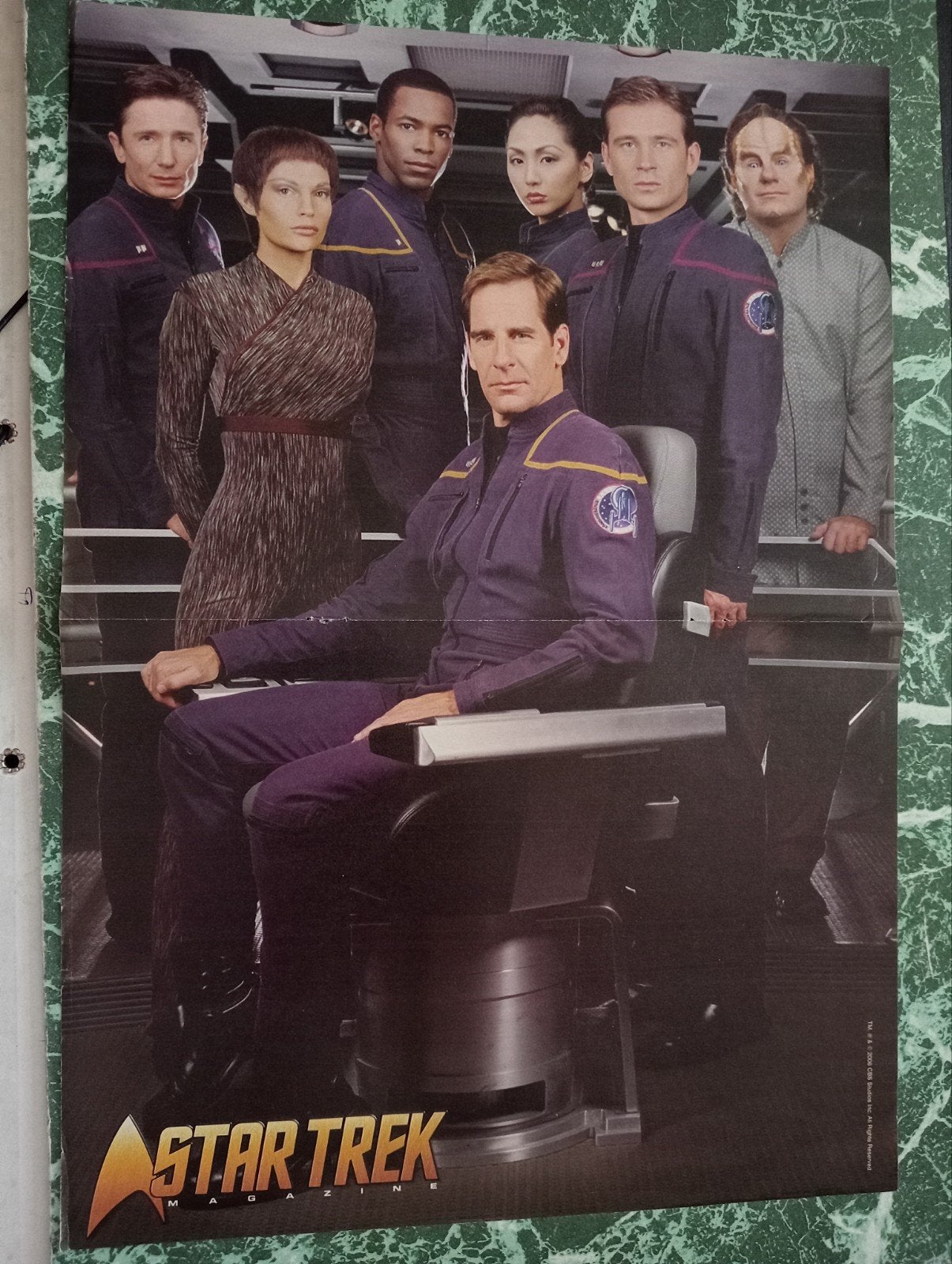 Star Trek dubbelzijdige poster, Verzamelen, Ophalen of Verzenden, Zo goed als nieuw, A1 t/m A3, Film en Tv