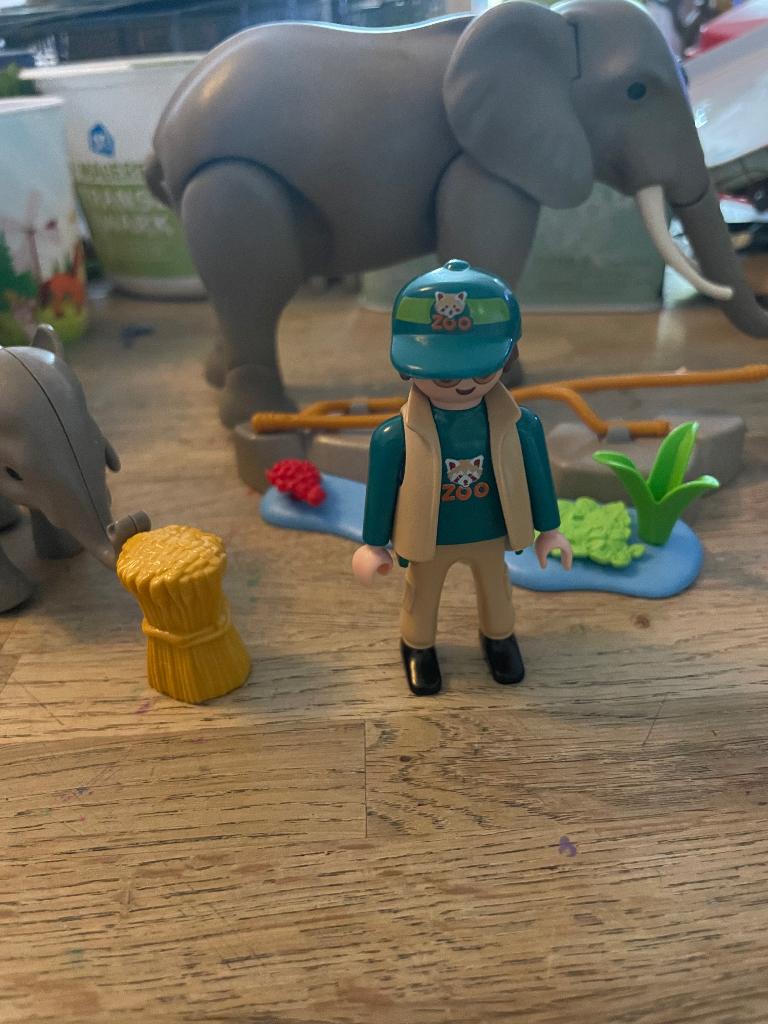 Playmobil Olifant met kleintje, set 70324, Ophalen of Verzenden, Zo goed als nieuw, Los playmobil