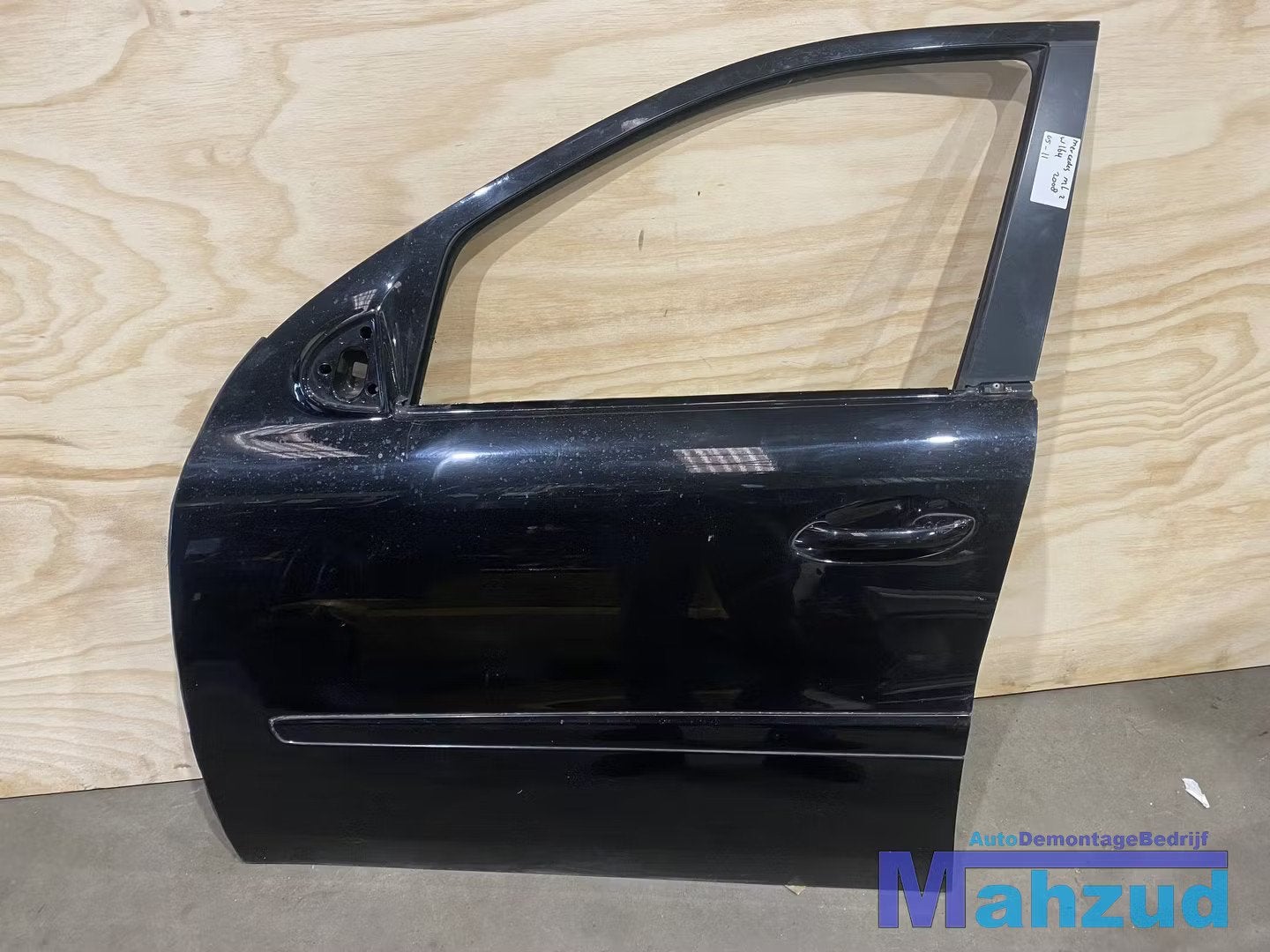 MERCEDES ML 2 W164 Zwart Links voor deur portier 2005-2011, Gebruikt, Mercedes-Benz AG, Deur, Mercedes-Benz