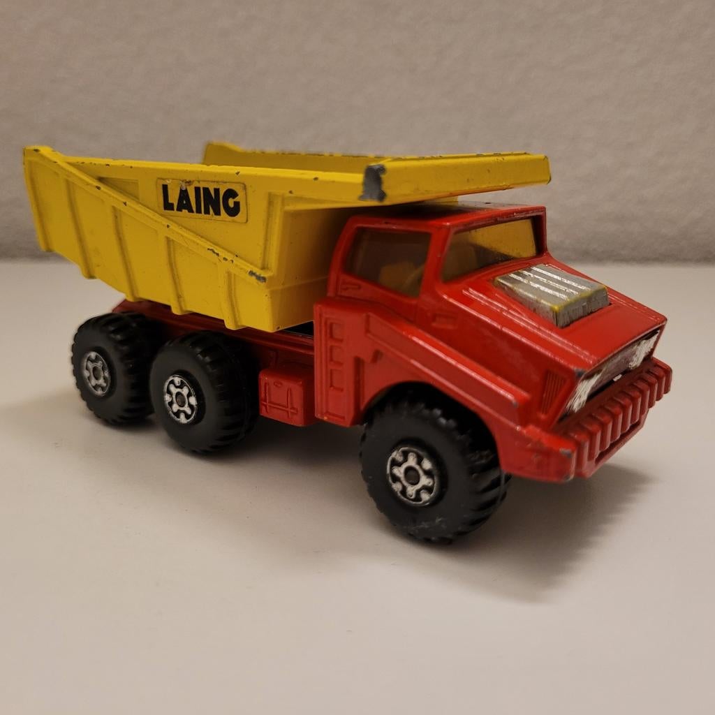 Matchbox Superkings K-4 Big Tipper dump truck bouwjaar 1973, Ophalen of Verzenden, Gebruikt