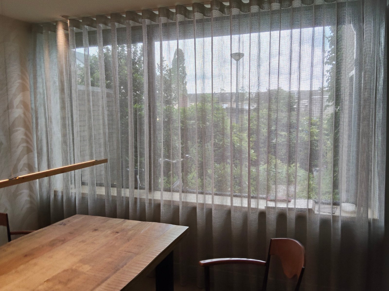 Wavegordijnen op maat gemaakt., Overige kleuren, Nieuw, Ophalen of Verzenden, 200 cm of meer