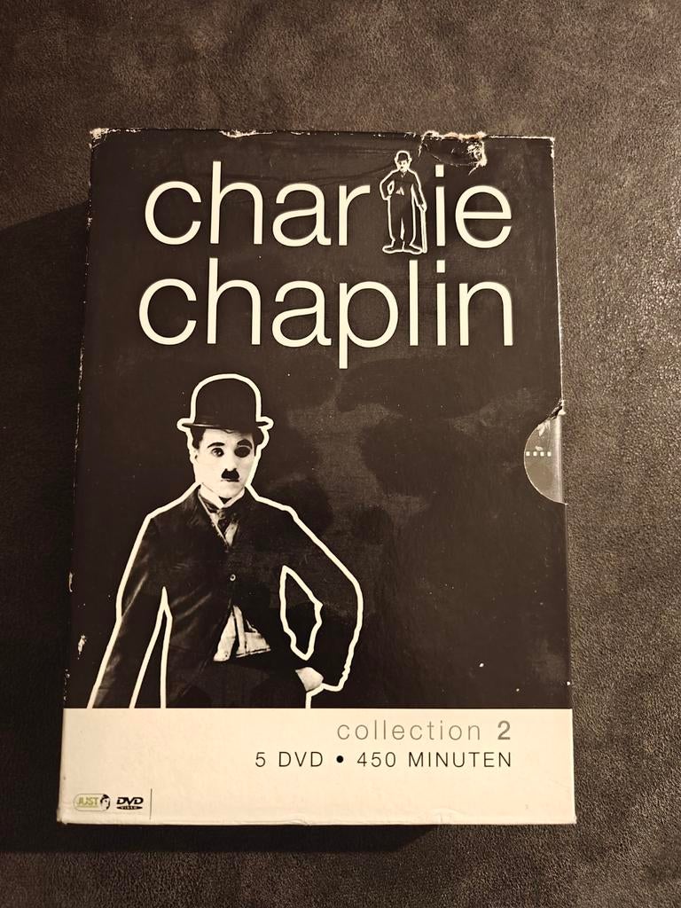 Charlie Chaplin Collection 2 - 5 DVD Box, Cd's en Dvd's, Dvd's | Klassiekers, Gebruikt, Komedie, 1980 tot heden, Alle leeftijden