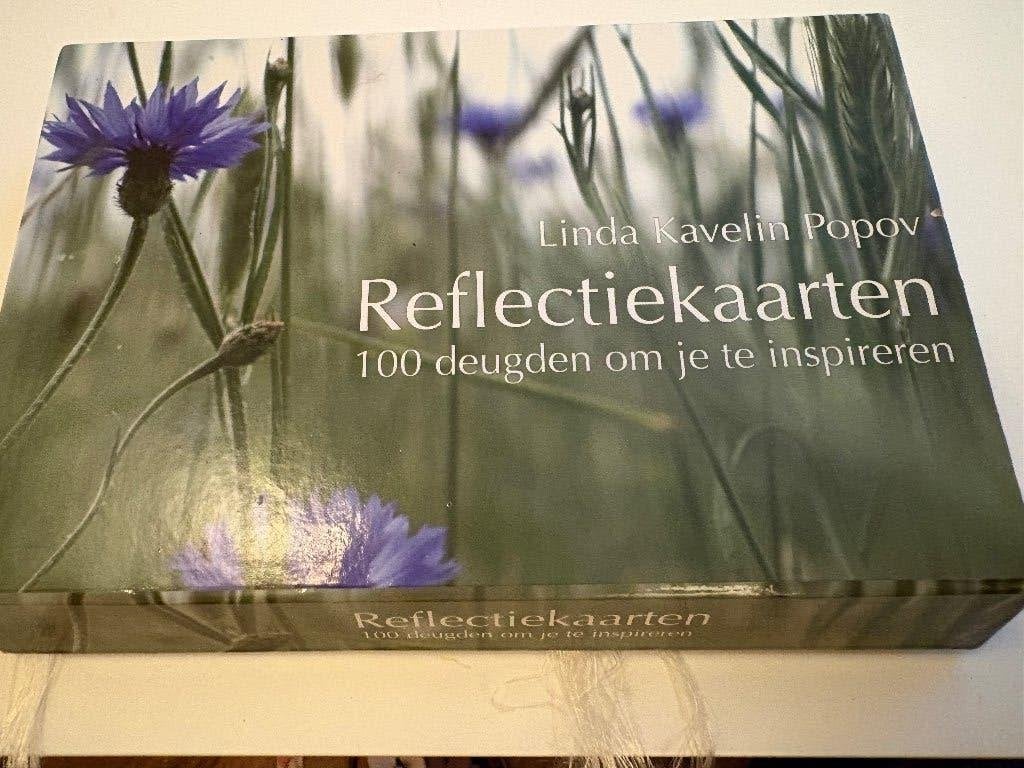 100 deugden om je te inspireren, reflectiekaarten Linda Kave, Ophalen of Verzenden, Zo goed als nieuw, Tarot of Kaarten leggen