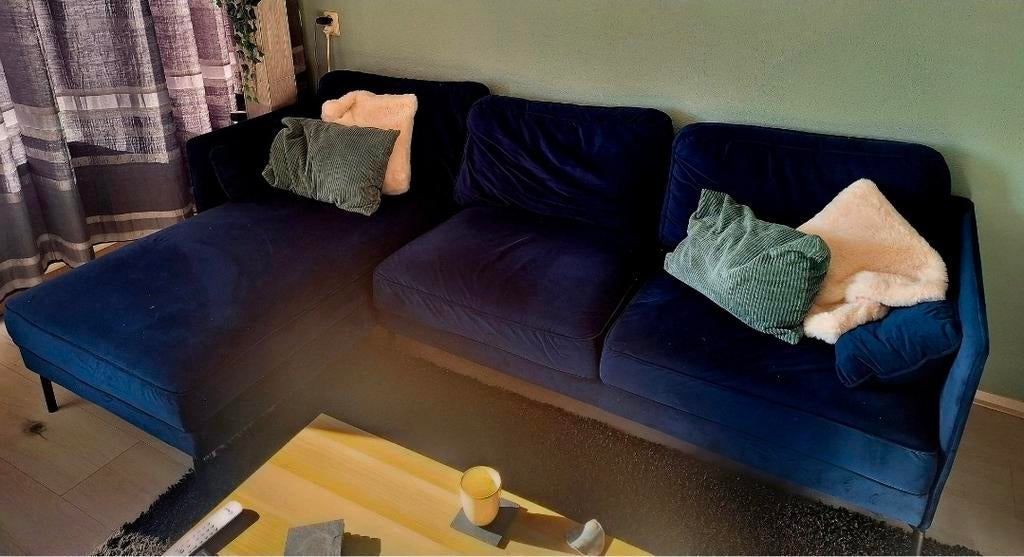 Mooie zachtzittende hoekbank - kan nog jaren mee!, 250 tot 300 cm, Gebruikt, 100 tot 125 cm, Hoekbank