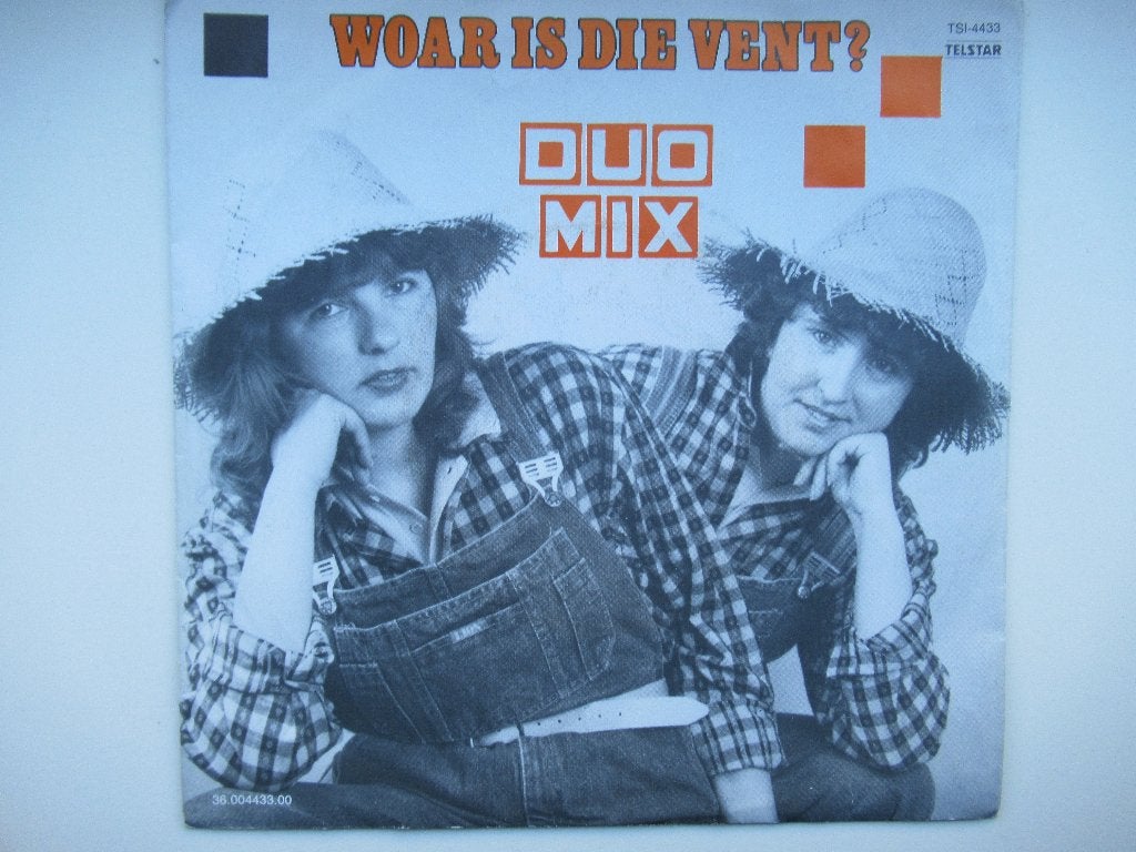 DUO MIX # WOAR IS DIE VENT ?/TJOEKE TJOEK ( TELSTAR 4433), 7 inch, Ophalen of Verzenden, Zo goed als nieuw, Levenslied of Smartlap
