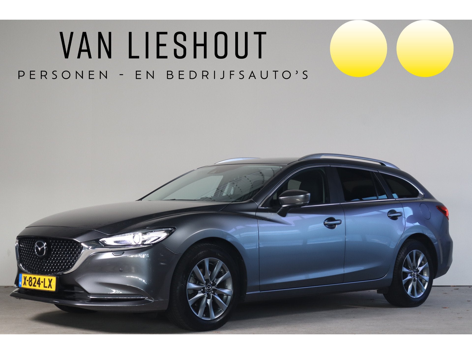 Mazda 6 Sportbreak 2.0 SkyActiv-G 165 Centre-Line - NL Auto!, Auto's, 1998 cc, Stof, 4 cilinders, 6 sportbreak