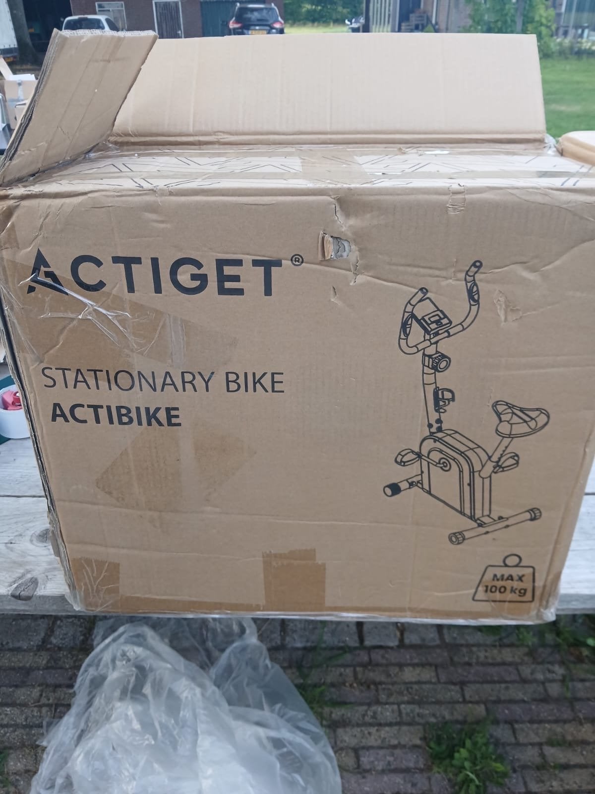 Actiget Hometrainer - Magnetisch en Stil, Ophalen, Nieuw, Metaal, Benen
