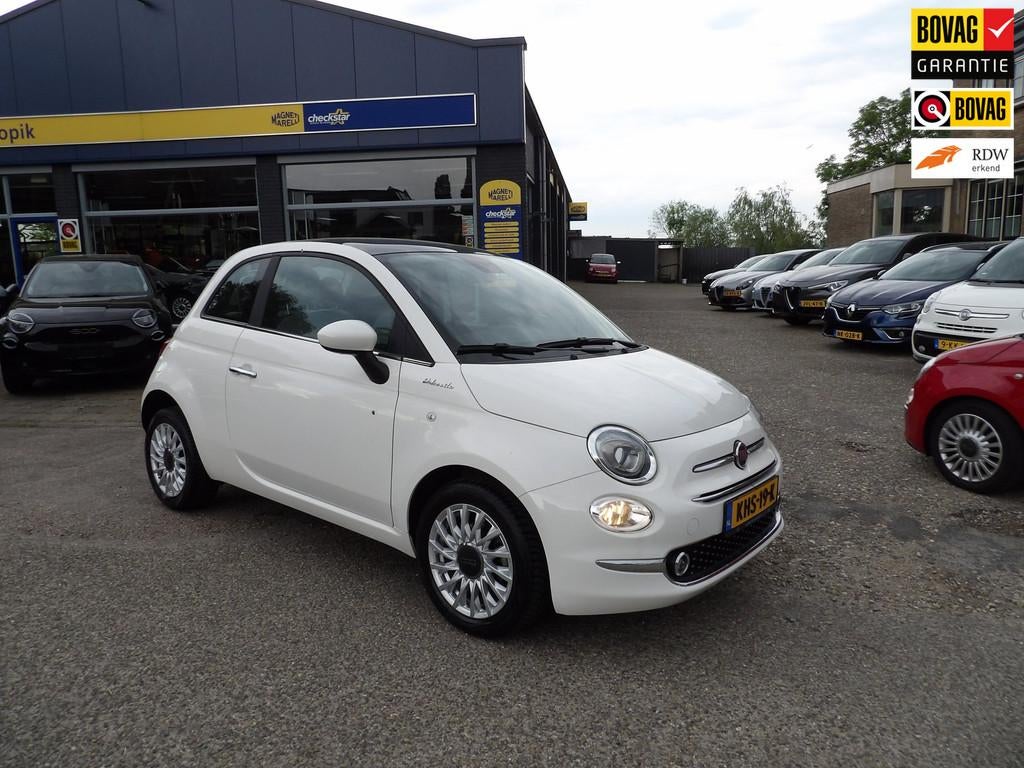 Fiat 500 1.0 Hybrid Dolcevita / Carplay / Android auto / Rij, Voorwielaandrijving, 12 maanden, LED verlichting, Gebruikt