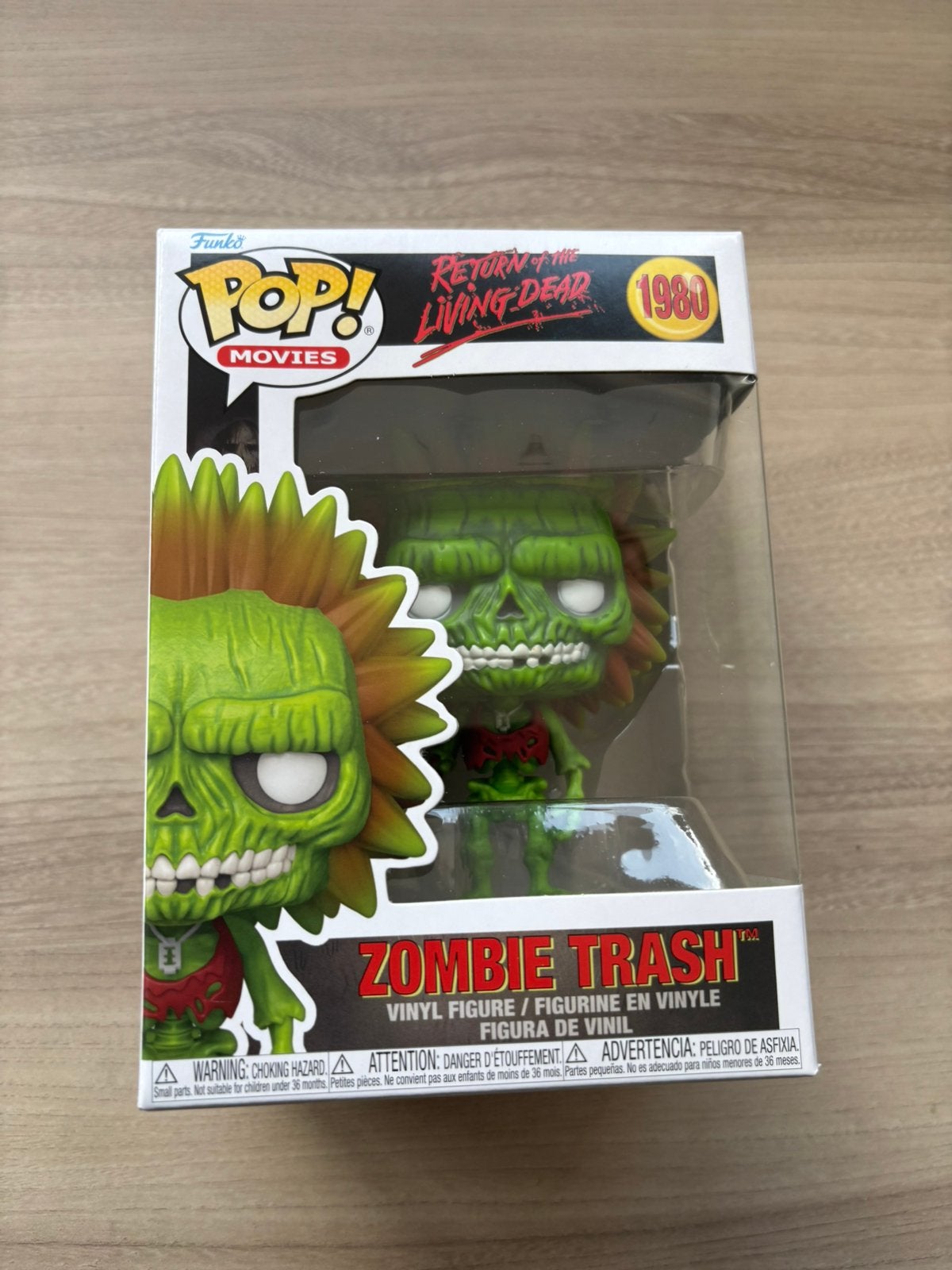 Zombie Trash 1980 Funko Pop! Return of the Living Dead, Funko Europe, Ophalen of Verzenden, Zo goed als nieuw, 4th floor, 1 Queen Caroline St, London W6 9YN, Verenigd Koninkrijk