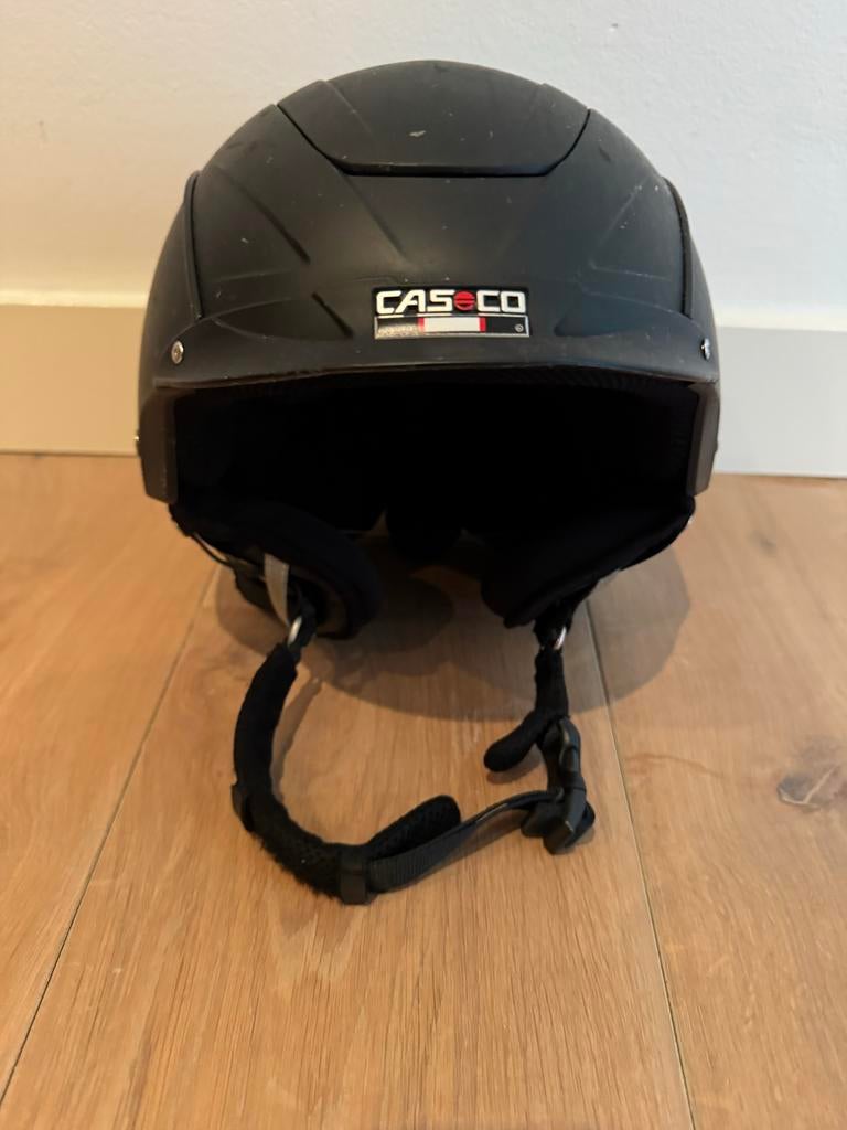 Zwarte Casco Skihelm - Maat S/M, Gebruikt, Overige typen, Skiën, Minder dan 100 cm