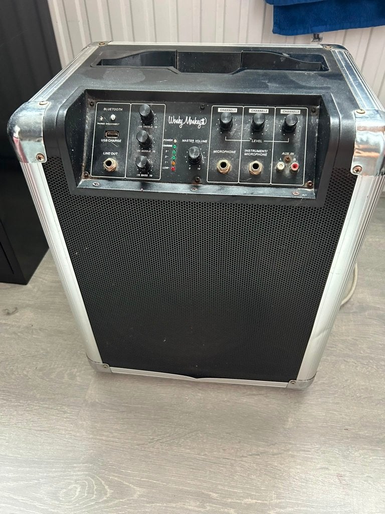 Party speaker met Bluetooth - Wonky Monkey WM SP-6000BL, Audio, Tv en Foto, AUX-ingang, Gebruikt, Party speaker, 60 tot 120 watt