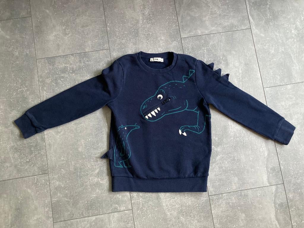 Dino trui maat 134, Ophalen of Verzenden, Gebruikt, Jongen, Trui of Vest