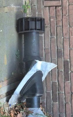 dakdoorvoer 125mm ventilatie, Ophalen of Verzenden, Gebruikt, Afzuiger