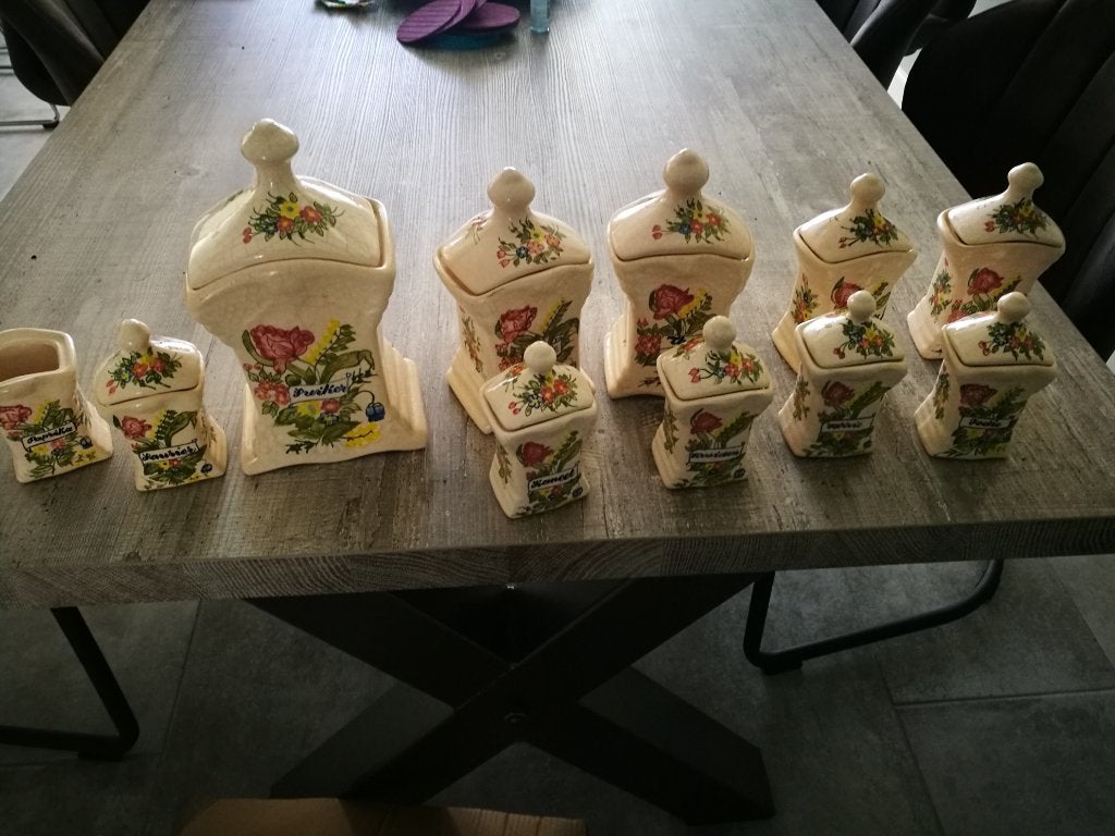 delfs blauw keuken potten set, Antiek en Kunst, Ophalen of Verzenden