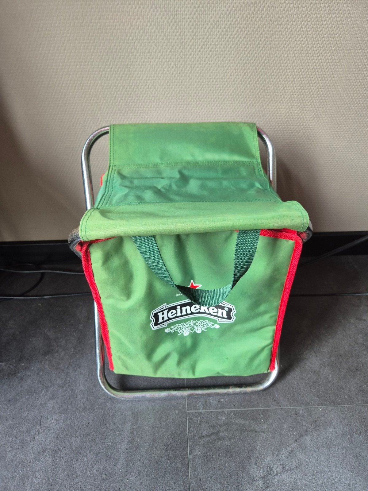 heineken kruk met koeltas, Ophalen of Verzenden, Gebruikt, Heineken