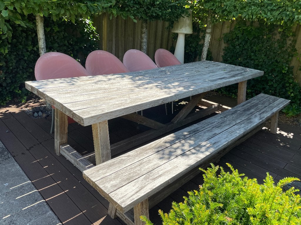 Tuinmeubels, Ophalen, Overige materialen, Gebruikt, 8 zitplaatsen