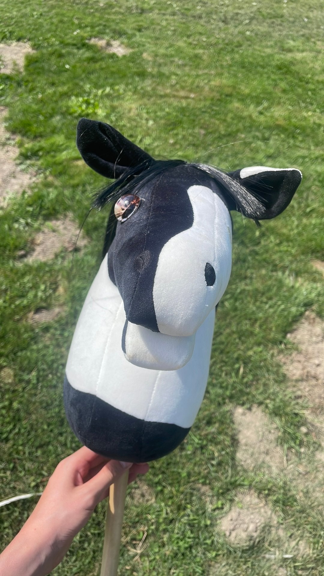 Hobby horse zwart en wit, Ophalen of Verzenden, Zo goed als nieuw