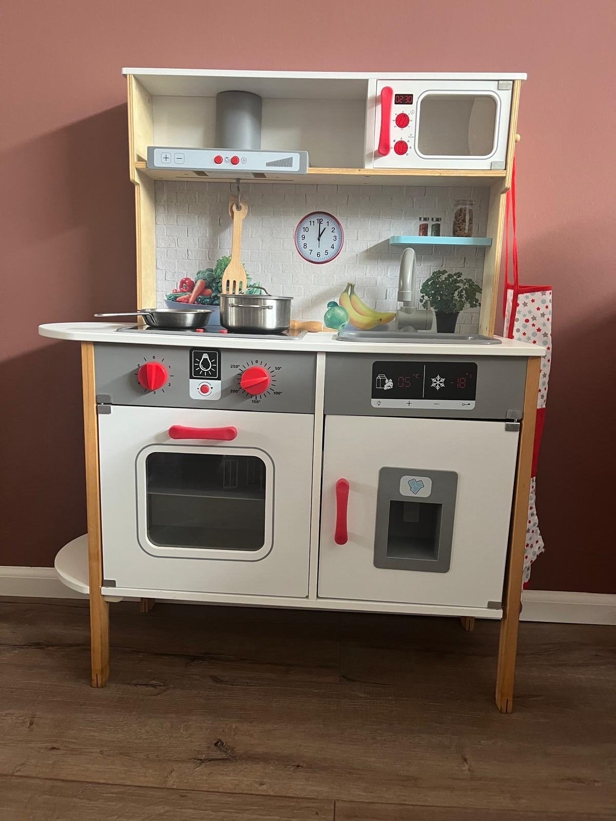 Lidl Speelkeuken van hout, Ophalen, Zo goed als nieuw, Hout, Speelkeuken